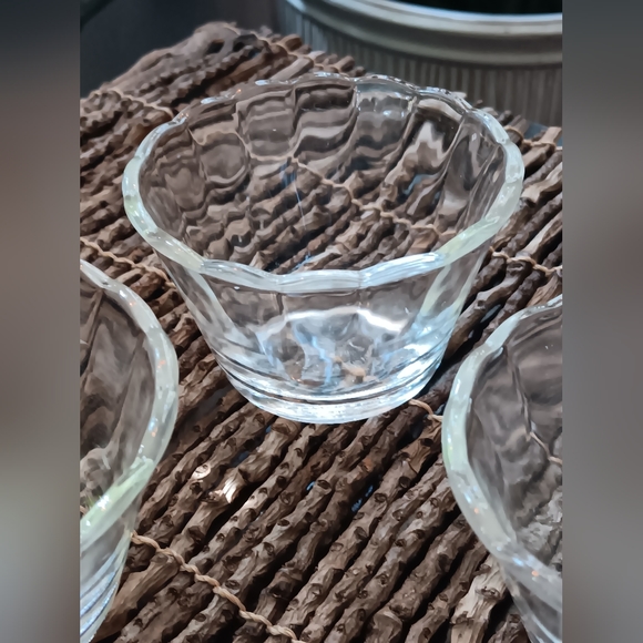 Vintage Fire King Fireking scalloped edge ramekin custard cups 422 - Picture 3 of 7